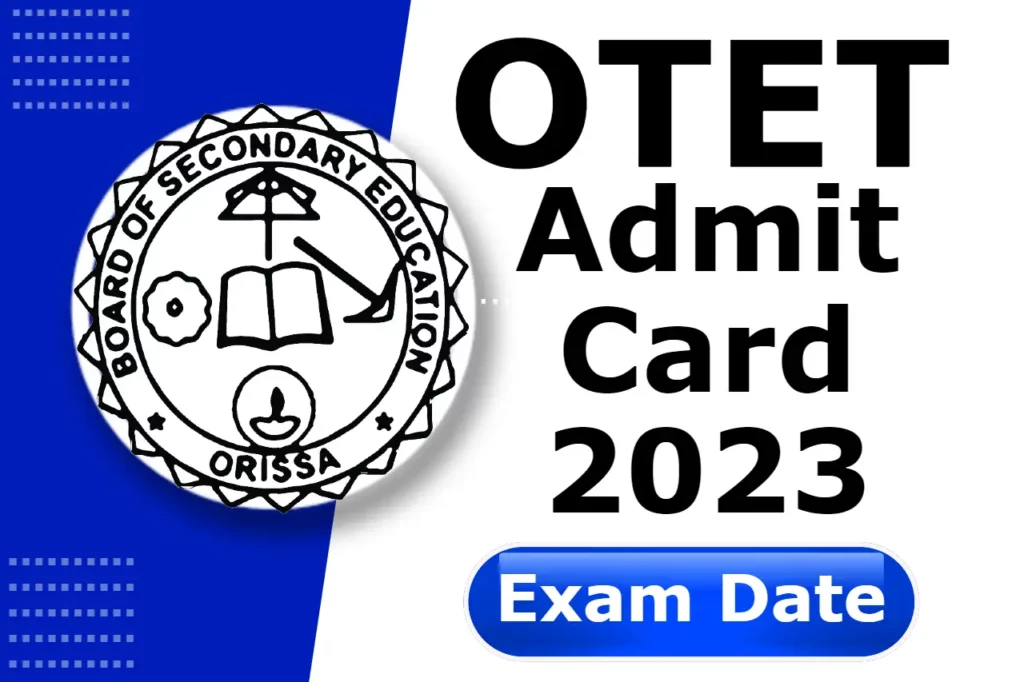 OTET Admit Card 2023