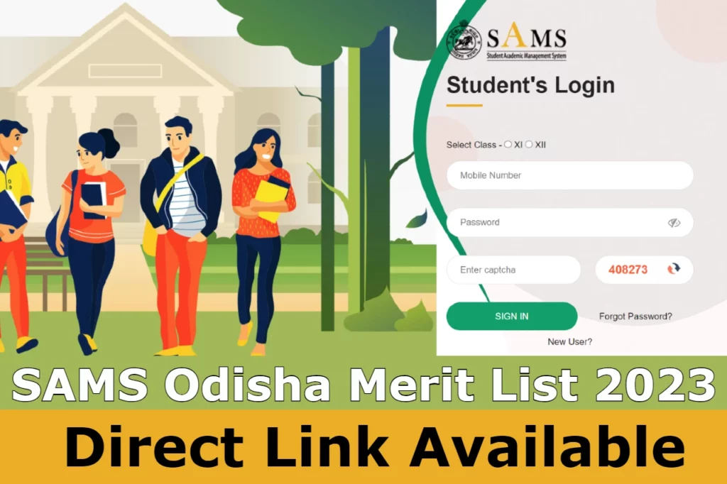 SAMS Odisha Plus Two Merit List 2023