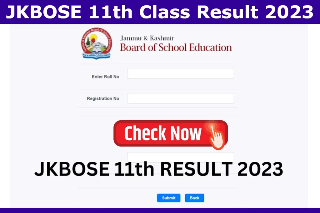 JKBOSE Class 11th Result 2023