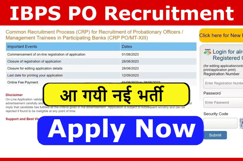 IBPS PO Recruitment 2023
