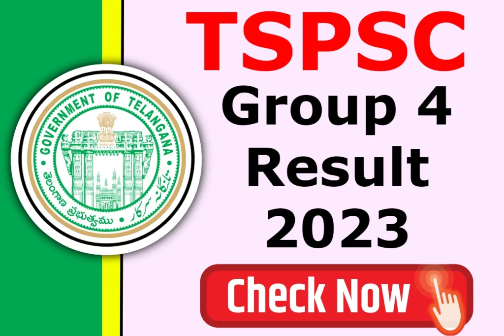 TSPSC Group 4 Result 2023