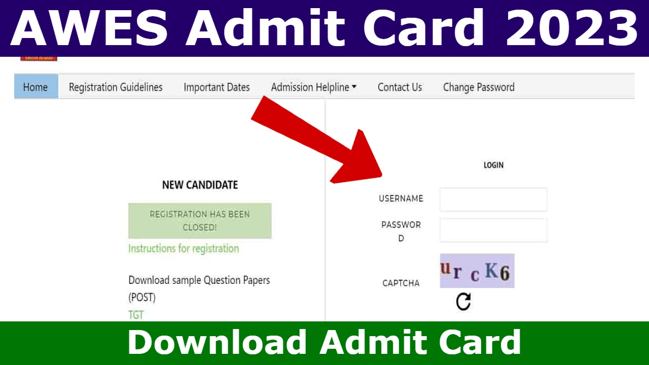 AWES Admit Card 2023