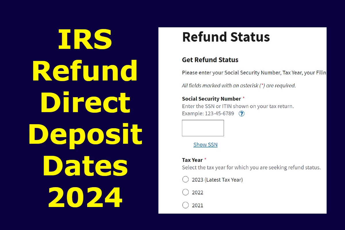 IRS Refund Direct Deposit Dates 2024